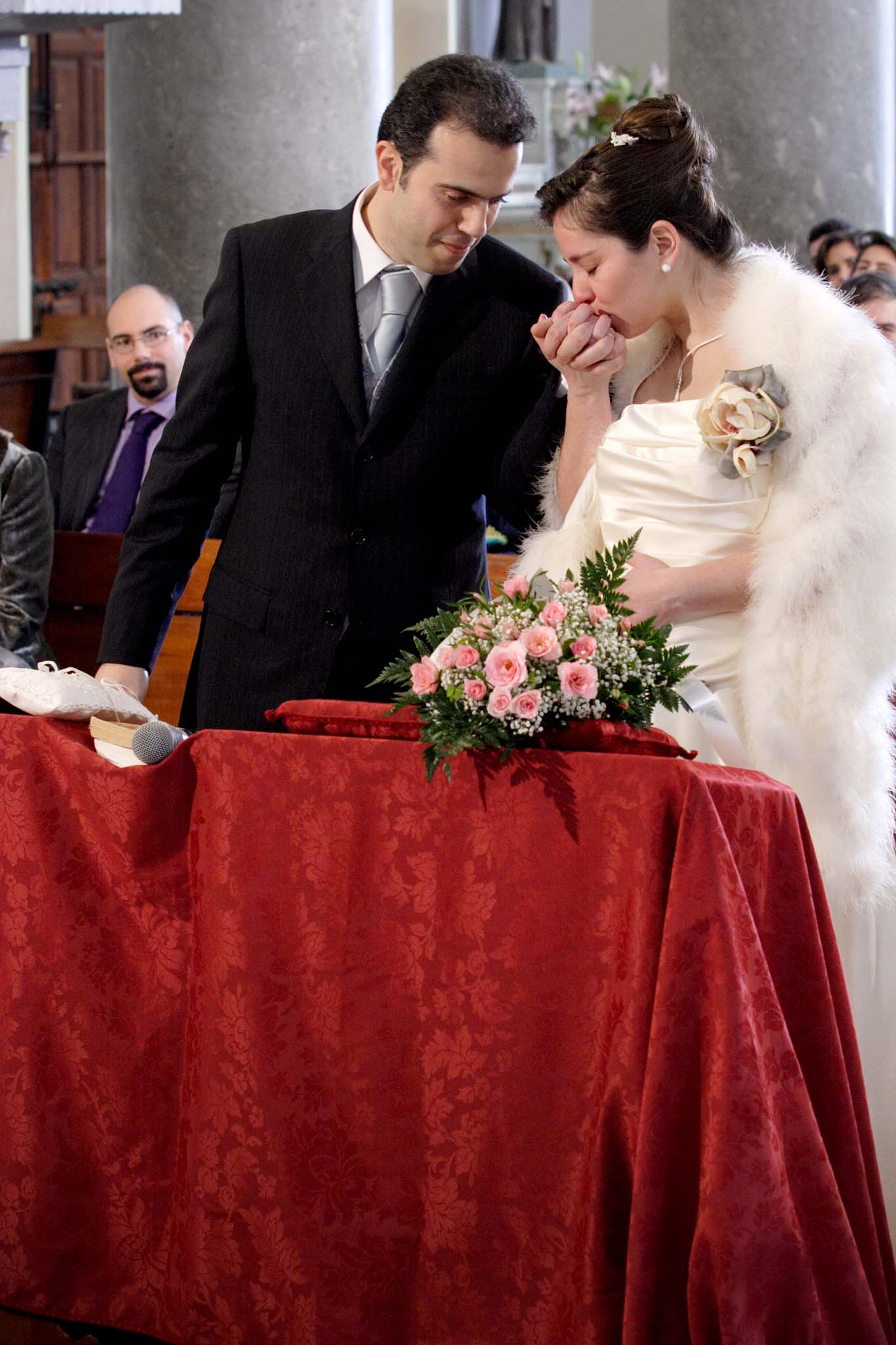 Cerimonia matrimonio. Scambio promesse. Servizio fotografico nozze Messina. Sicilia.