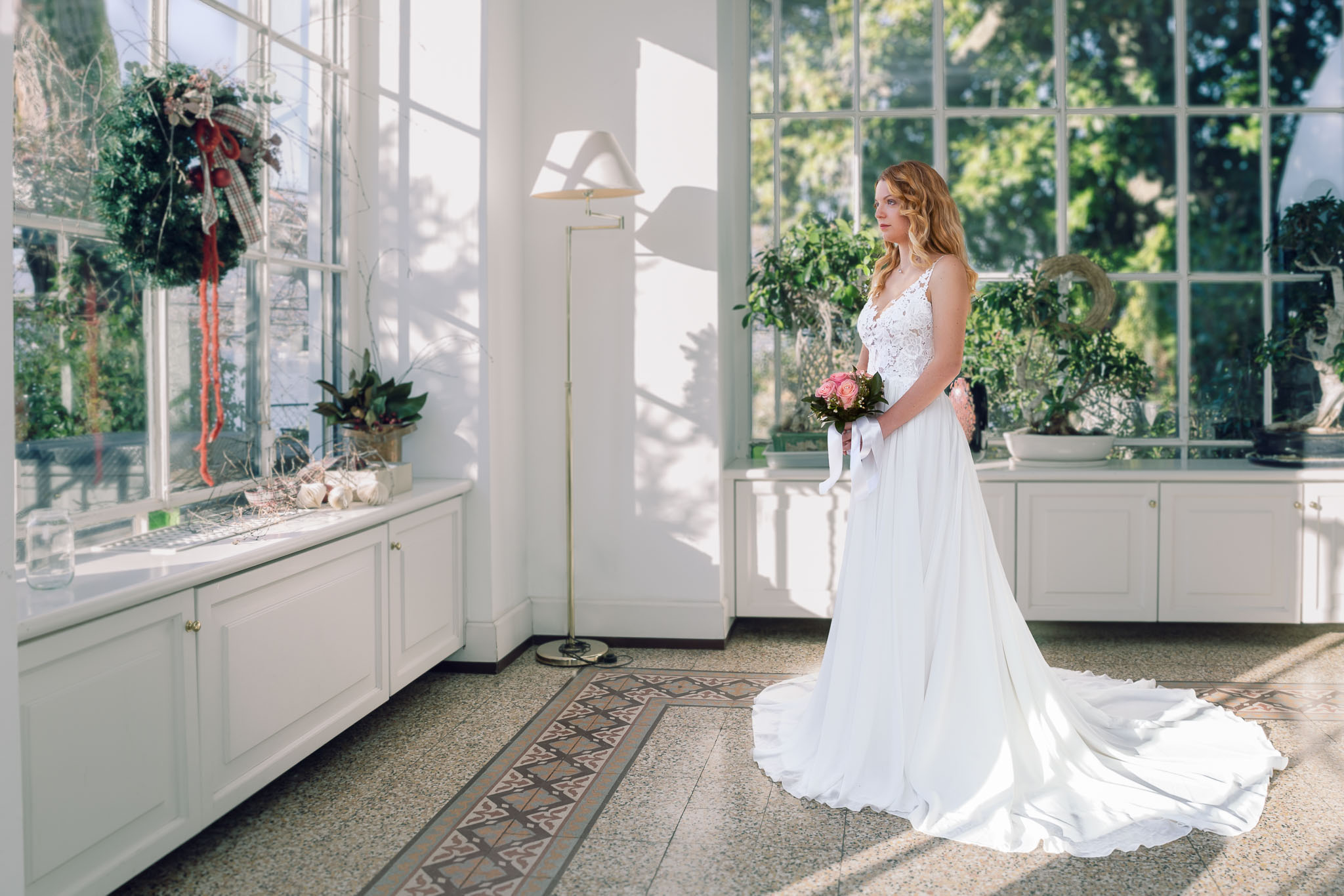 Ritratto elegante sposa