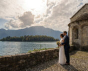 Ritratto sposi sul lago di Como